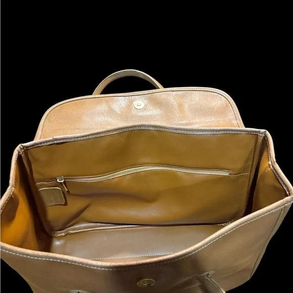 Longchamp Roseau Box Leather Cognac Tote - Picture 9 of 13